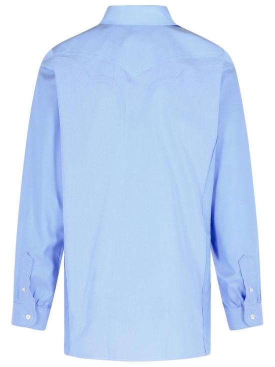 25FW 마르지엘라 긴팔 셔츠 S50DT0062 MTN109961 BLUE - MAISON MARGIELA