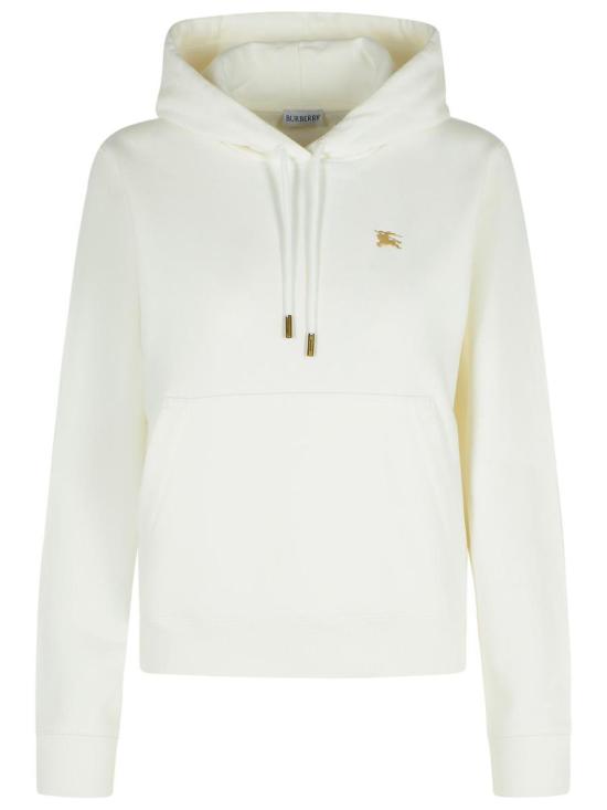 25FW 버버리 크로스 스티치 이퀘스트리안 나이트 로고 코튼 후드  8110965B7078 Beige