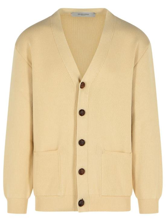 26SS 골든구스 코튼 니트 V넥 버튼 가디건  GMP00946 P00197255550 Beige