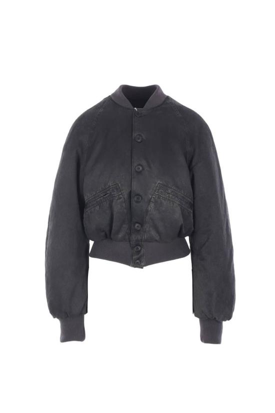25FW MM6 메종마르지엘라 봄버 자켓 S52AM0324M35452899 BLACK WASHED