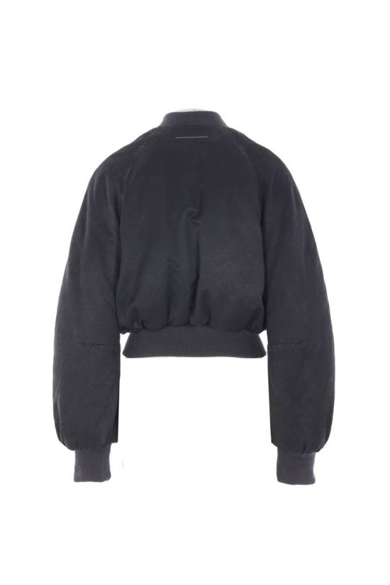25FW MM6 메종마르지엘라 봄버 자켓 S52AM0324M35452899 BLACK WASHED - MM6 MAISON MARGIELA