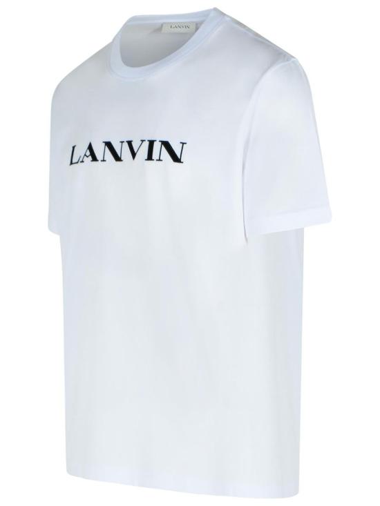 25FW 랑방 반팔 티셔츠 RM TS0012 J300 H2501 WHITE - LANVIN
