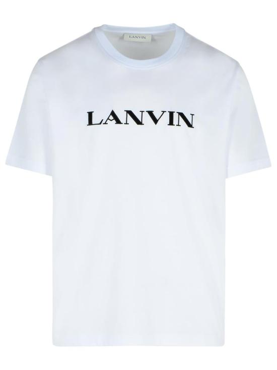 25FW 랑방 반팔 티셔츠 RM TS0012 J300 H2501 WHITE