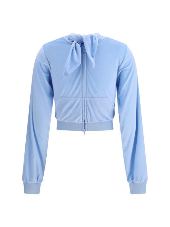 25FW 발렌시아가 긴팔 티셔츠 837372TMO26 4850 BLUE - BALENCIAGA