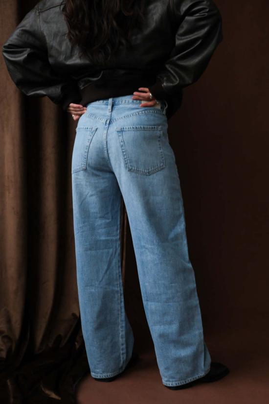  시티즌 오브 휴머니티 스트레이트 팬츠 시티즌스 오브 휴머니티 브린 트라우저 쁘띠 블루 레이스 - CITIZEN OF HUMANITY