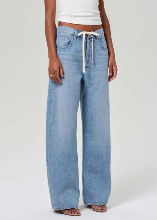  시티즌 오브 휴머니티 스트레이트 팬츠 시티즌스 오브 휴머니티 브린 트라우저 쁘띠 블루 레이스 - CITIZEN OF HUMANITY