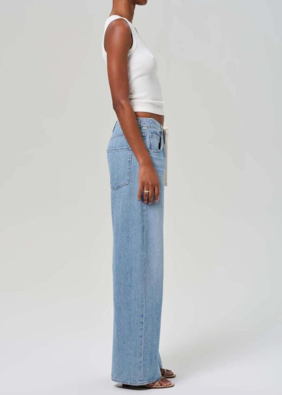  시티즌 오브 휴머니티 스트레이트 팬츠 시티즌스 오브 휴머니티 브린 트라우저 쁘띠 블루 레이스 - CITIZEN OF HUMANITY