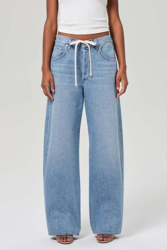  시티즌 오브 휴머니티 스트레이트 팬츠 시티즌스 오브 휴머니티 브린 트라우저 쁘띠 블루 레이스 - CITIZEN OF HUMANITY