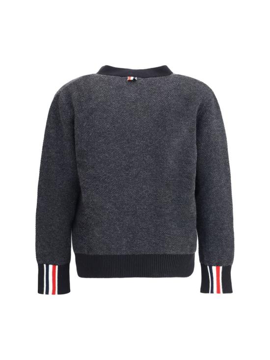 25FW 톰브라운 가디건 MKC607BY1029 001 Black - THOM BROWNE