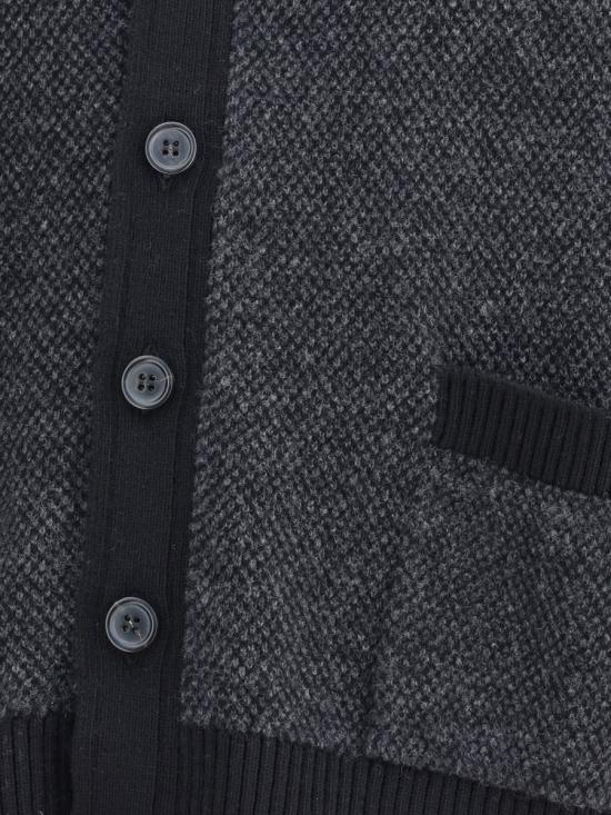 25FW 톰브라운 가디건 MKC607BY1029 001 Black - THOM BROWNE