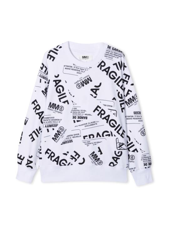  [주니어] MM6 메종마르지엘라 풀오버 M60041T MM013M6100 WHITE - MM6 MAISON MARGIELA