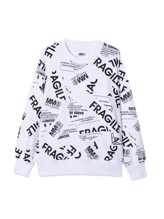  [주니어] MM6 메종마르지엘라 풀오버 M60041T MM013M6100 WHITE