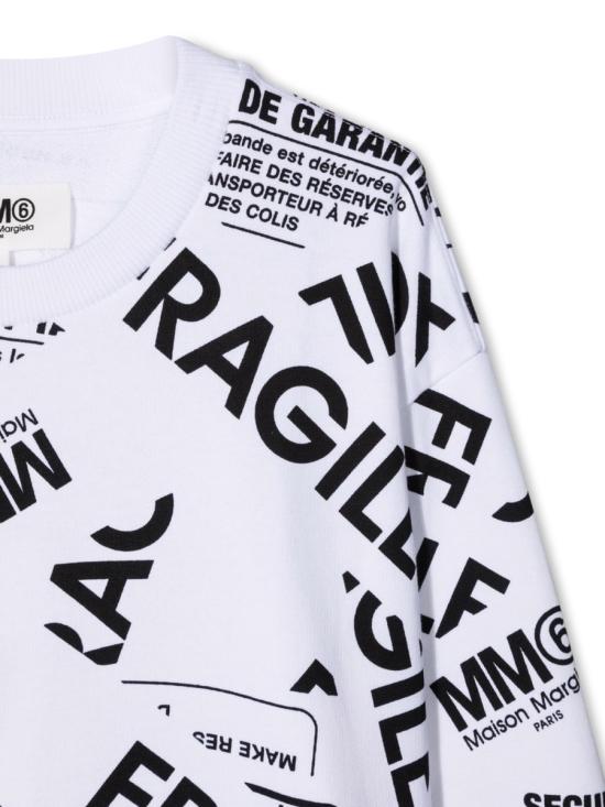  [주니어] MM6 메종마르지엘라 풀오버 M60041T MM013M6100 WHITE - MM6 MAISON MARGIELA