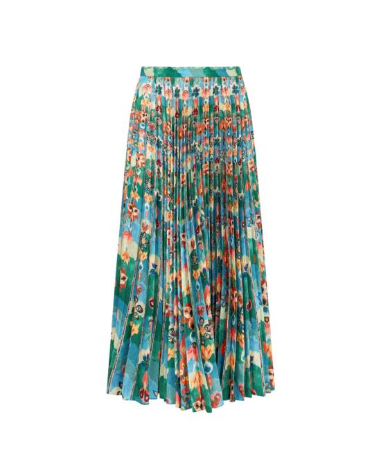  살로니 미디 스커트 킴 스커트 스텔레이트 보더