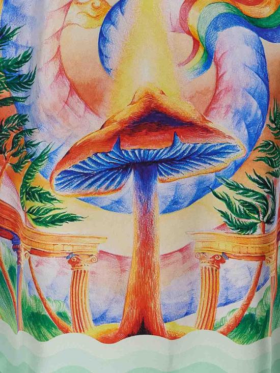 25SS 카사블랑카 반팔 셔츠 UMPS25SH00304NATURESTEACHER Multicolour - CASABLANCA