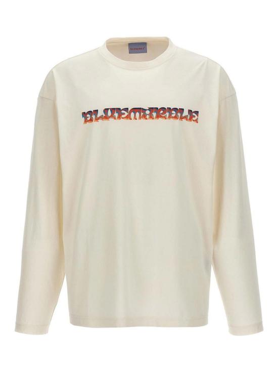 24FW 블루마블 긴팔 티셔츠 TS08JE28A24WHTWHITE White
