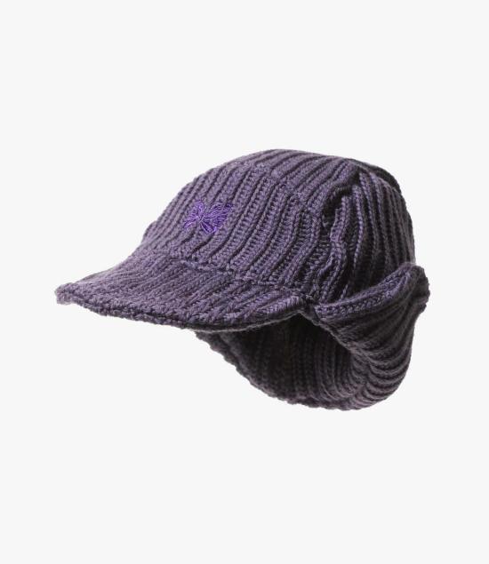  니들스 이어플랩 캡 버드 슈팅 캡 메리노 울 캡 - NEEDLES