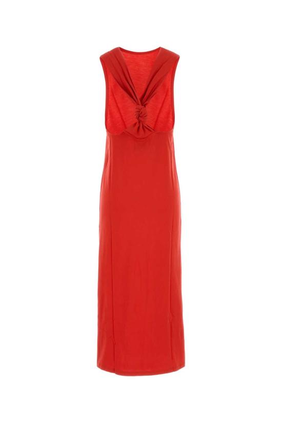 25SS 루루 드 세종 롱 원피스 RAYNA TOMATO Red - LOULOU DE SAISON