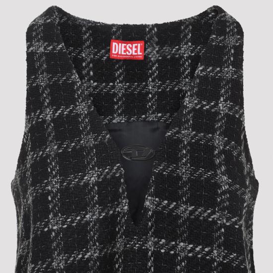 25FW 디젤 숏 원피스 A21881 0EGDF 9XXA BLACK - DIESEL