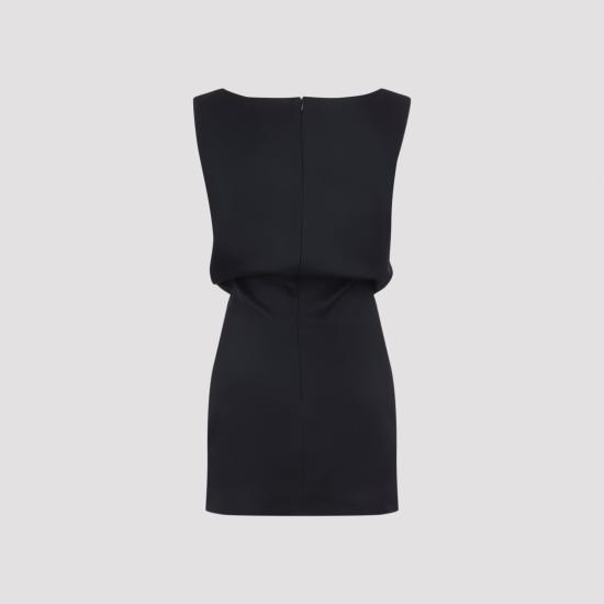 25FW 케이트 숏 원피스 55164070 200 BLACK - KHAITE