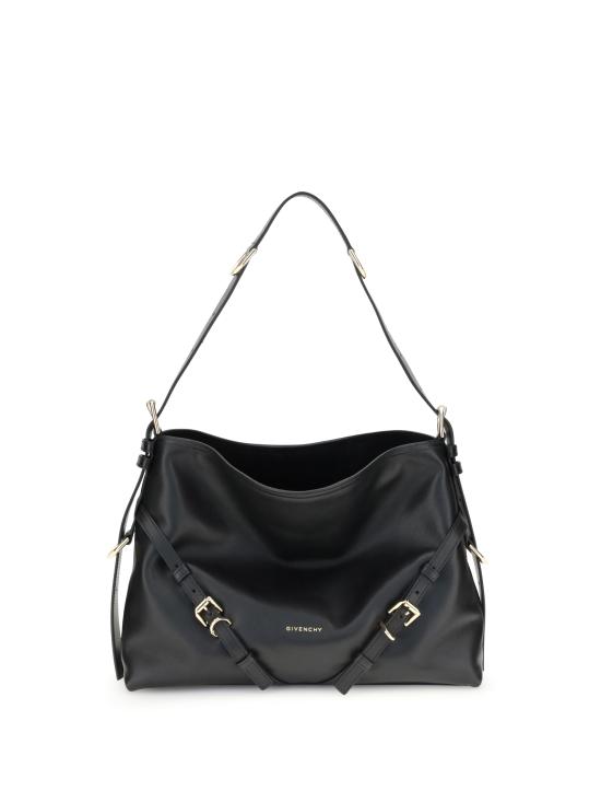 26FW 지방시 부아유 샤이니 레더 미디움 백 BB5131B2AE 001 BLACK