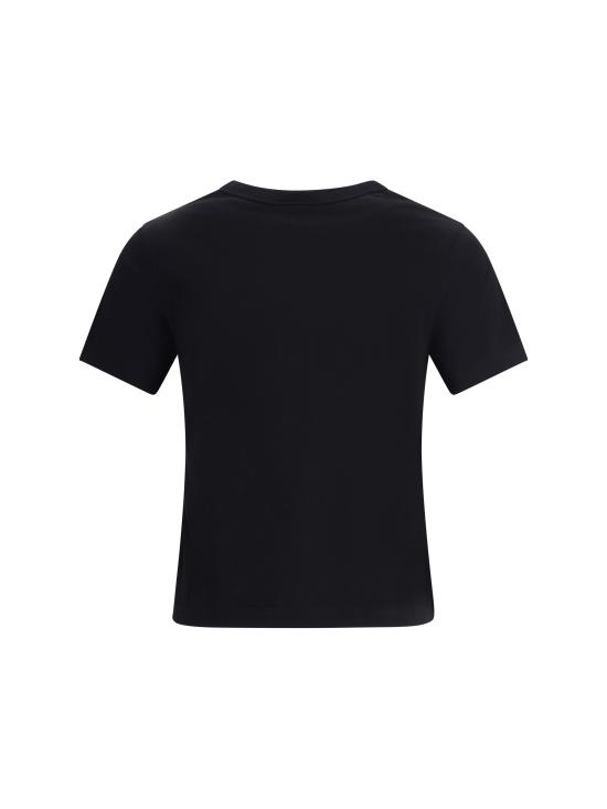 25FW 쿠레쥬 반팔 티셔츠 325JTS217JS0233 9999 BLACK - COURREGES