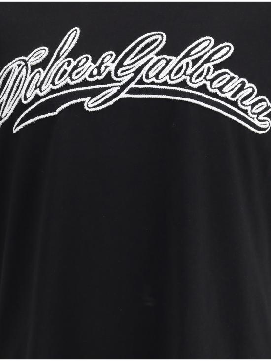 25FW 돌체앤가바나 반팔 티셔츠 G8PN9ZG7PIX N0000 BLACK - DOLCE & GABBANA