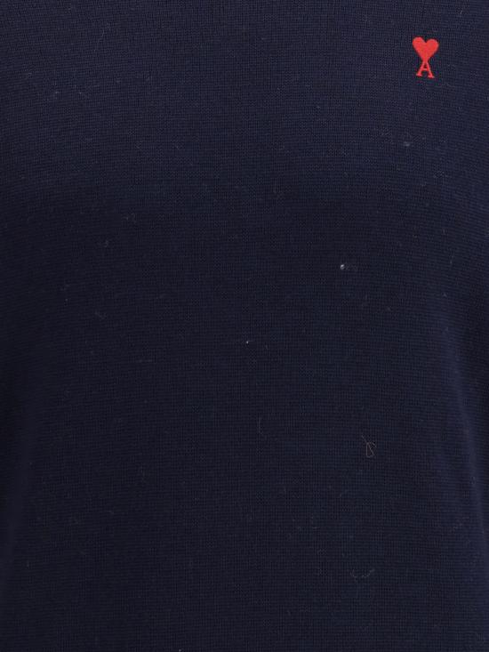 26SS 아미 스웨터 HKS826001 414 BLUE - AMI