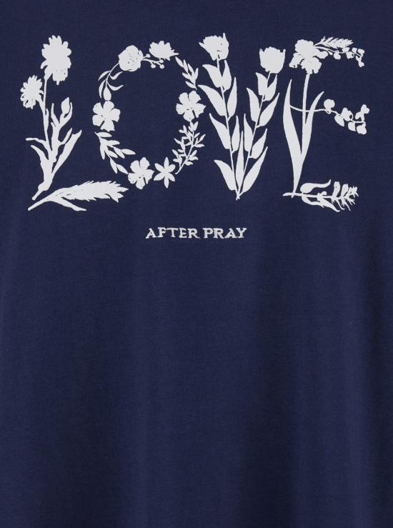  AFTER PRAY 반팔 티셔츠 251CTS228NAVY Blu - AFTER PRAY