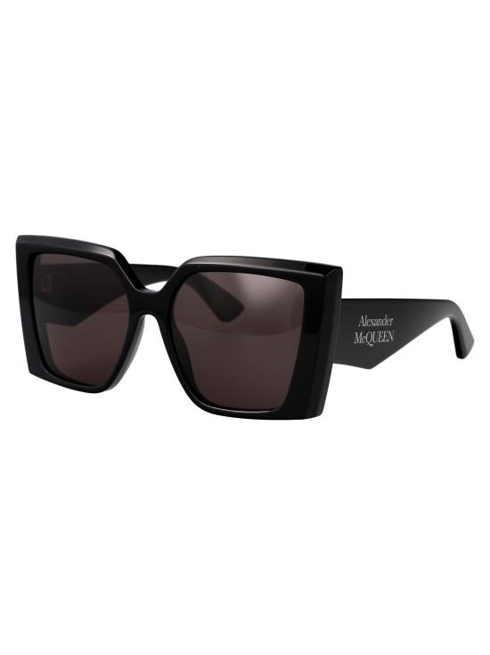 25SS 알렉산더 맥퀸 선글라스 AM0467S 001 BLACK BLACK GREY - ALEXANDER MCQUEEN