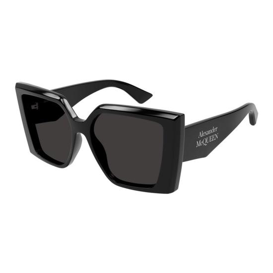 25SS 알렉산더 맥퀸 선글라스 AM0467S 001 BLACK BLACK GREY