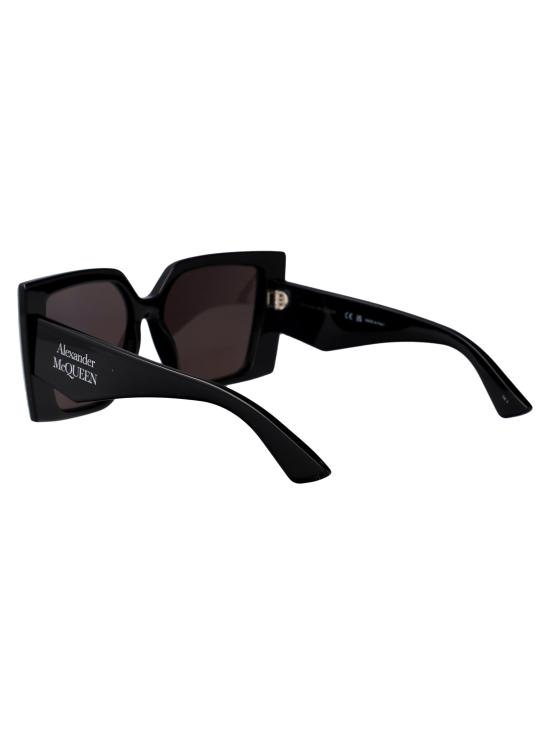 25SS 알렉산더 맥퀸 선글라스 AM0467S 001 BLACK BLACK GREY - ALEXANDER MCQUEEN