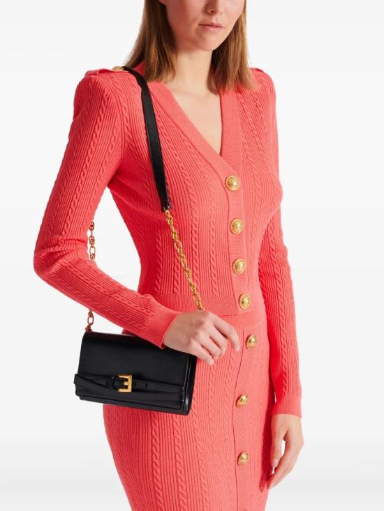 25FW 발망 지갑 FN1ON259LTFL 0PA BLACK - BALMAIN