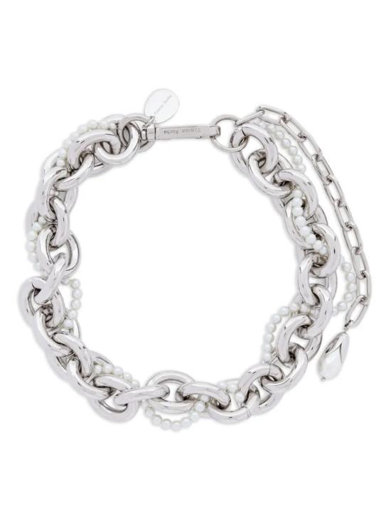 25FW 시몬로샤 목걸이/팬던트 NKS94 0904 PEARL RHODIUM