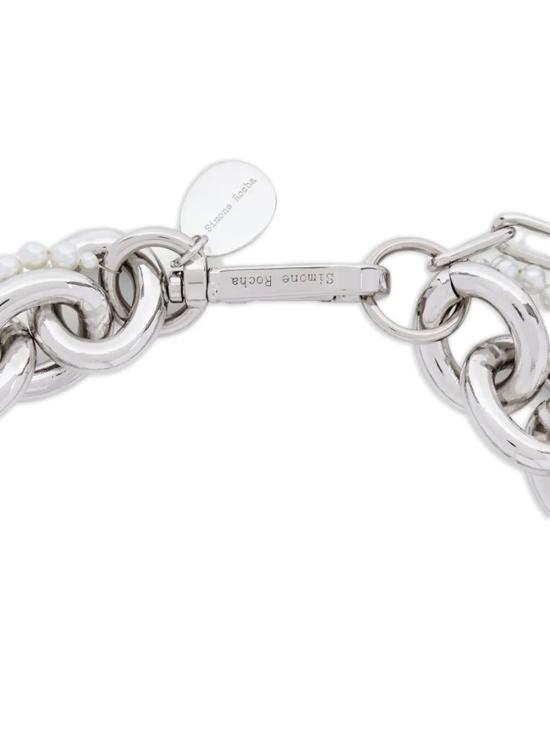 25FW 시몬로샤 목걸이/팬던트 NKS94 0904 PEARL RHODIUM - SIMONE ROCHA