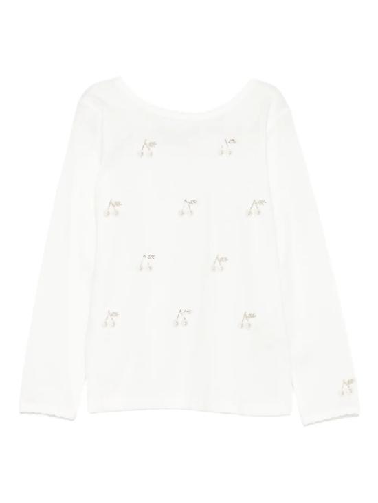 25FW [키즈] 봉쁘앙 티셔츠 W05GTSK00025 102 WHITE MILK