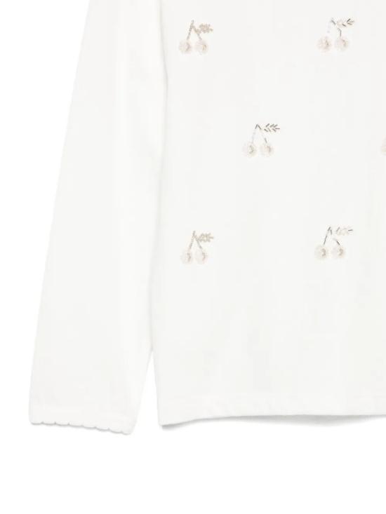 25FW [키즈] 봉쁘앙 티셔츠 W05GTSK00025 102 WHITE MILK - BONPOINT