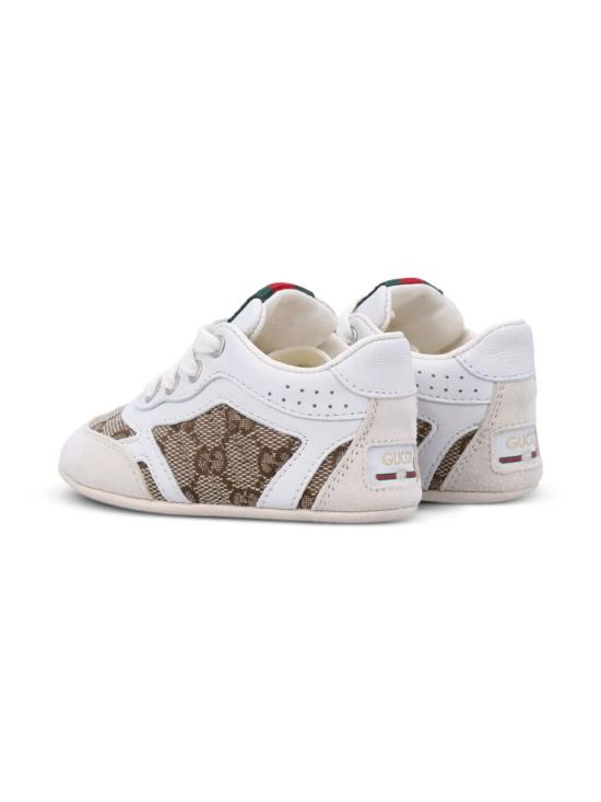 25FW [키즈] 구찌 스니커즈 812580 AAEDG 9542 IVORY BEIGE GREY WHITE - GUCCI