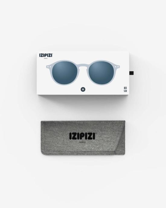  이지피지 선글라스 썬 #D 블루 렌즈/프로즌 블루 - IZIPIZI