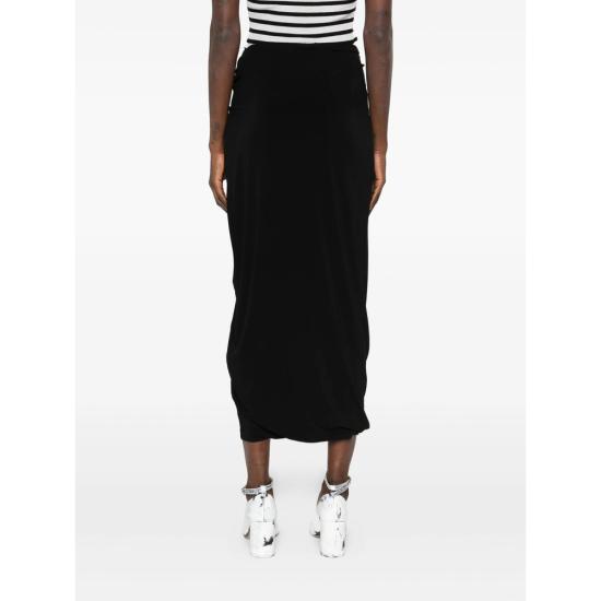 25FW 장 폴 고티에 롱 스커트 SK008 J008 00 BLACK - JEAN PAUL GAULTIER