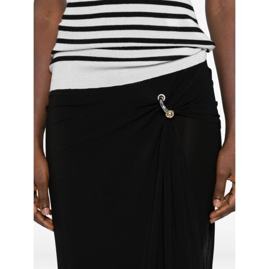 25FW 장 폴 고티에 롱 스커트 SK008 J008 00 BLACK - JEAN PAUL GAULTIER