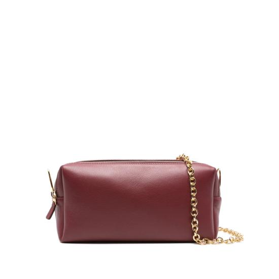 25FW 엘렘 크로스백 TROUSSE CHAIN LEAT BURGU RED