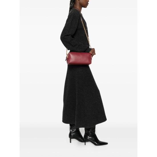 25FW 엘렘 크로스백 TROUSSE CHAIN LEAT BURGU RED - ELLEME