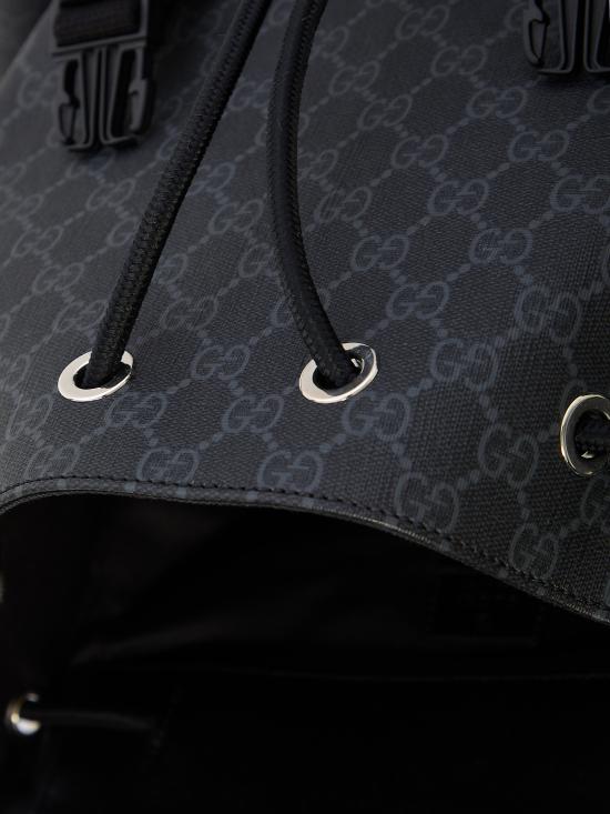 26FW 구찌 GG 라지 백팩 792080 FADJQ 1185 BLACK DOM - GUCCI