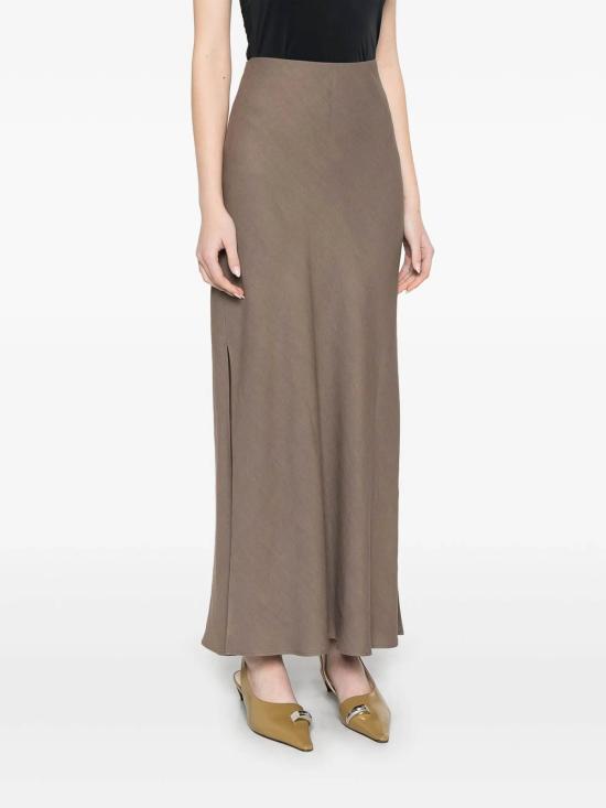  브루넬로 쿠치넬리 미디 스커트 MH126G3396C2925 Taupe - BRUNELLO CUCINELLI