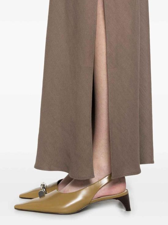  브루넬로 쿠치넬리 미디 스커트 MH126G3396C2925 Taupe - BRUNELLO CUCINELLI