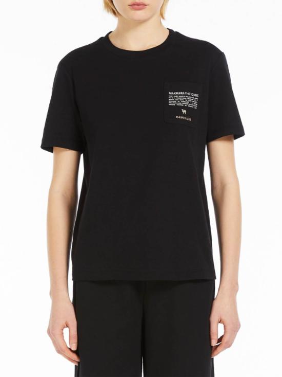 24FW 에스막스마라 반팔 티셔츠 SAX62045300019 Black - 'S MAX MARA