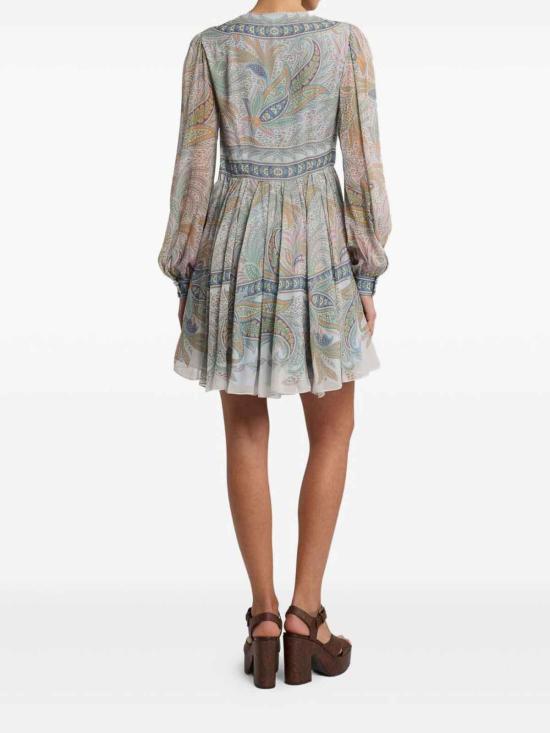 25SS 에트로 숏 원피스 WRHA002099SP1E0X0830 Grey - ETRO