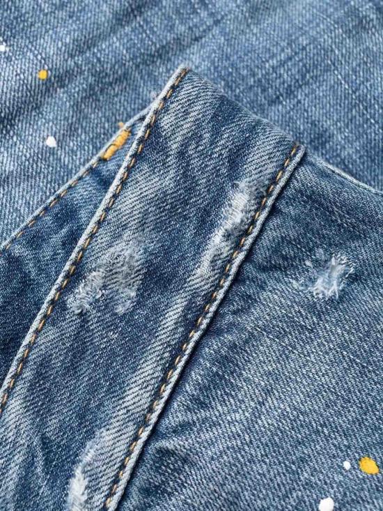  디스퀘어드2 스트레이트 팬츠 S74LB1349S30309470 Dark Blue - DSQUARED2