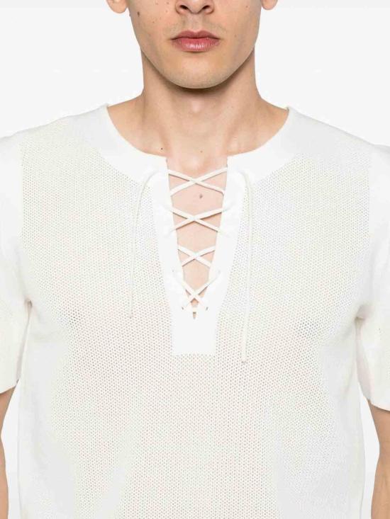  드리스 반 노튼 반팔 티셔츠 MEDLAR2510212011701001 White - DRIES VAN NOTEN